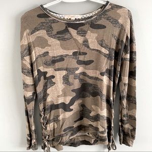 Rewind Camo Long Sleeve top